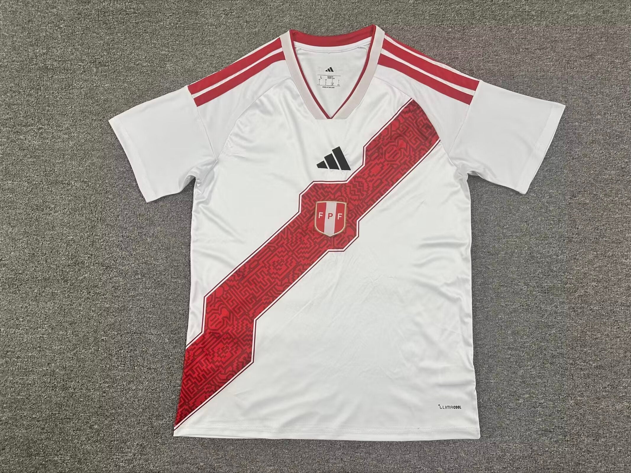 Peru White Home Football Jersey