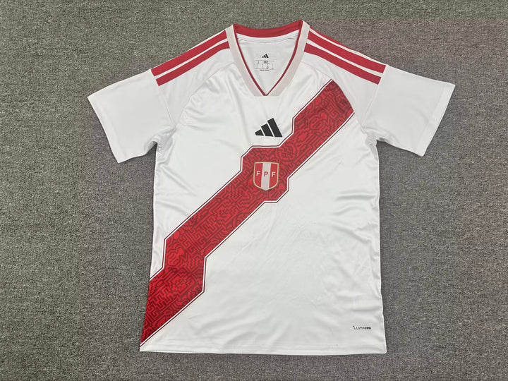Peru White Home Football Jersey