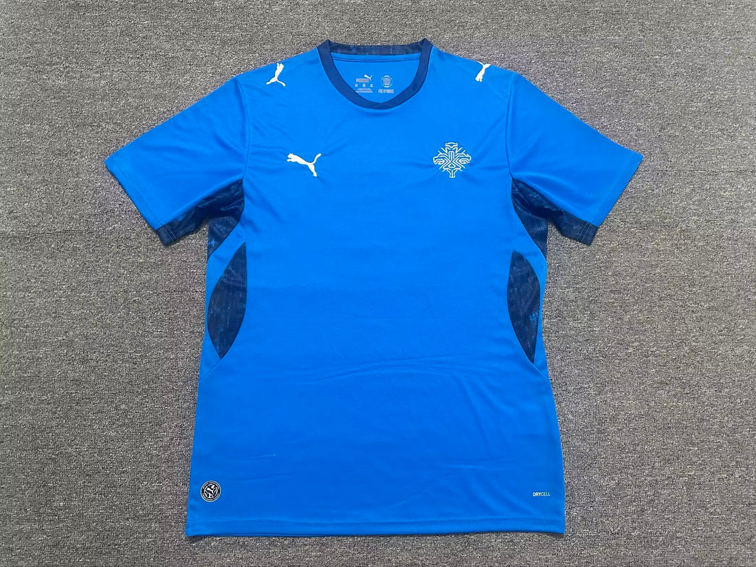 Iceland Blue Home Football Jersey