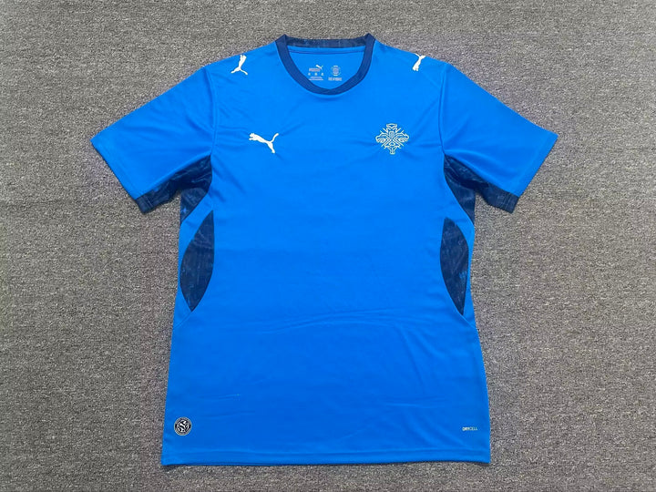 Iceland Blue Home Football Jersey