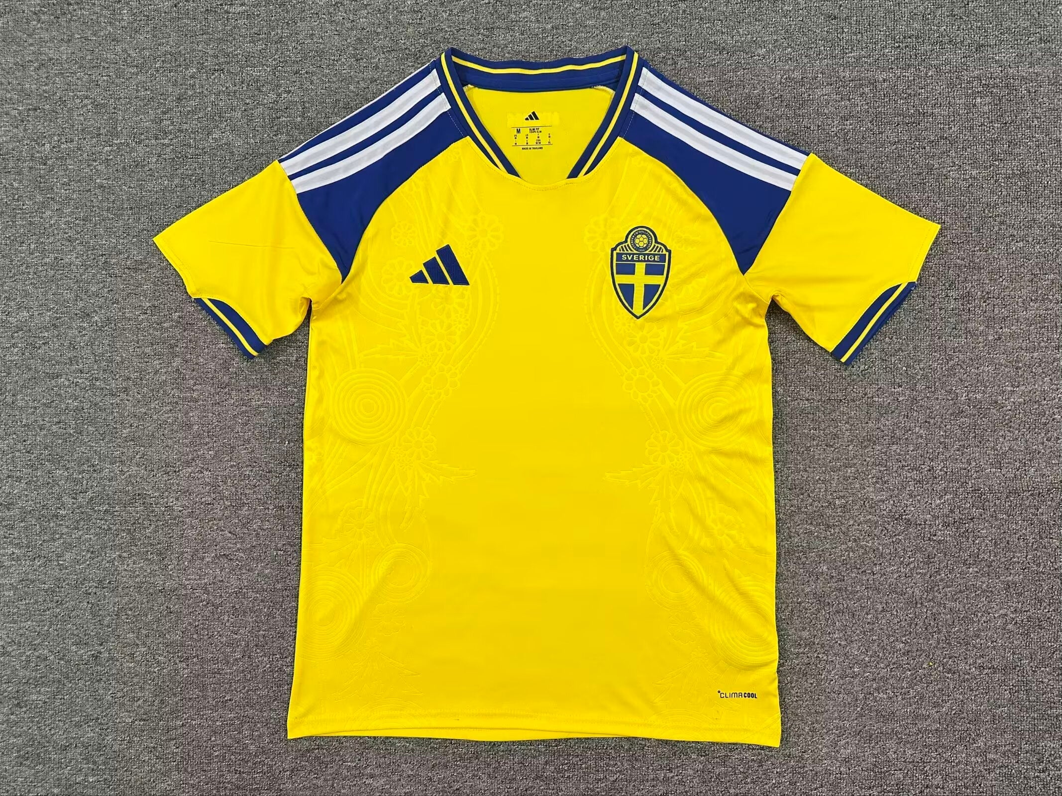 Sweden Yellow Home Football Jersey
