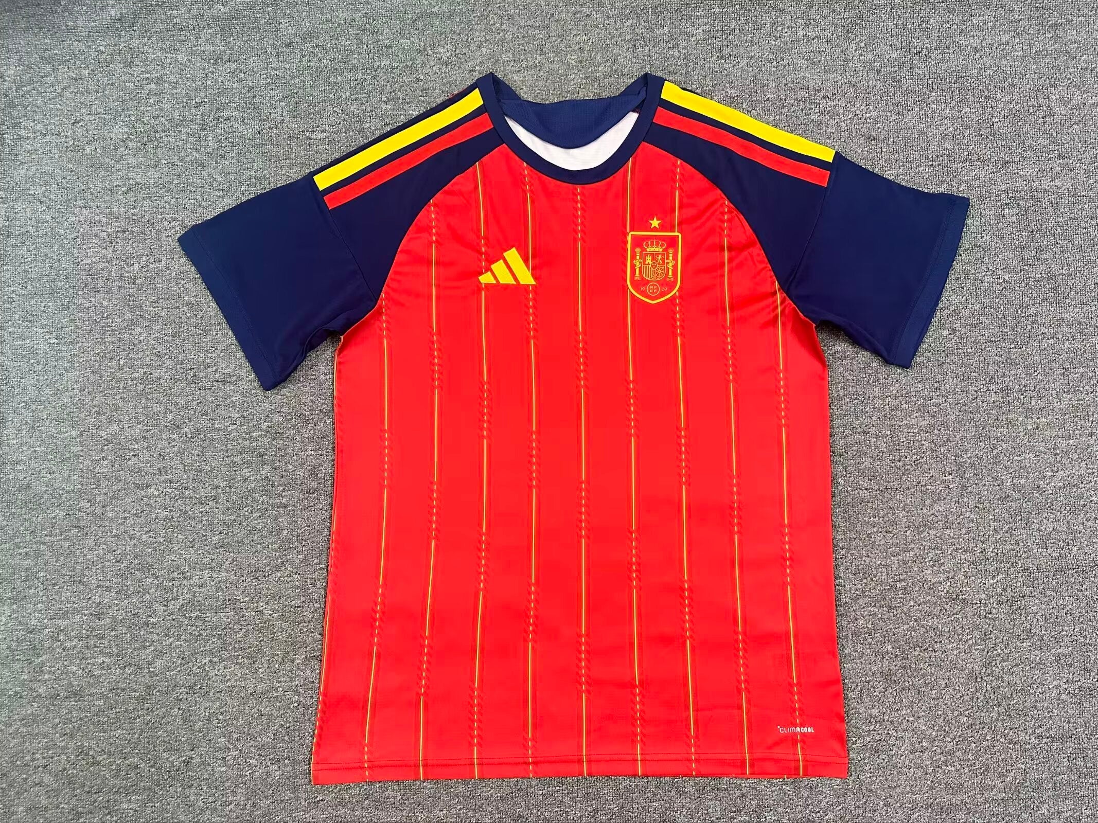 Spain Red Football Jersey Classic Home Style