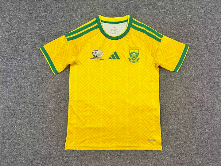 South Africa Yellow Football Jersey Home Edition