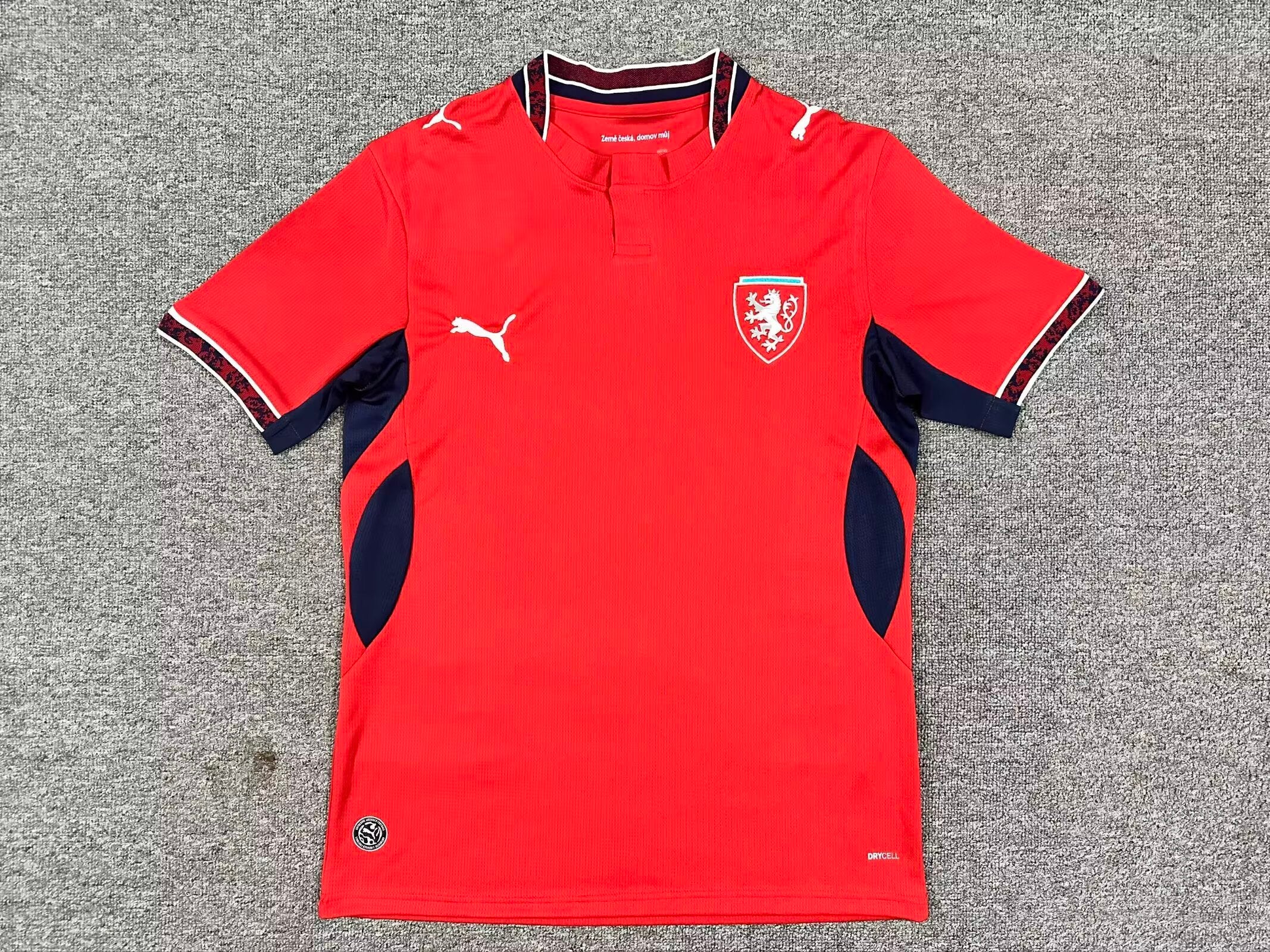 Czech Republic Red Home Football Jersey