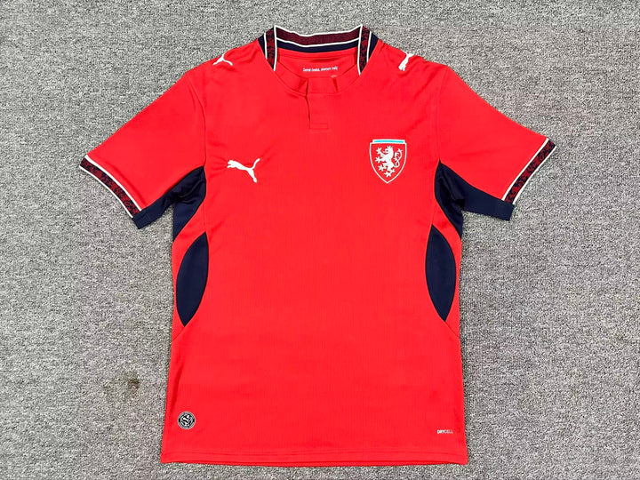 Czech Republic Red Home Football Jersey