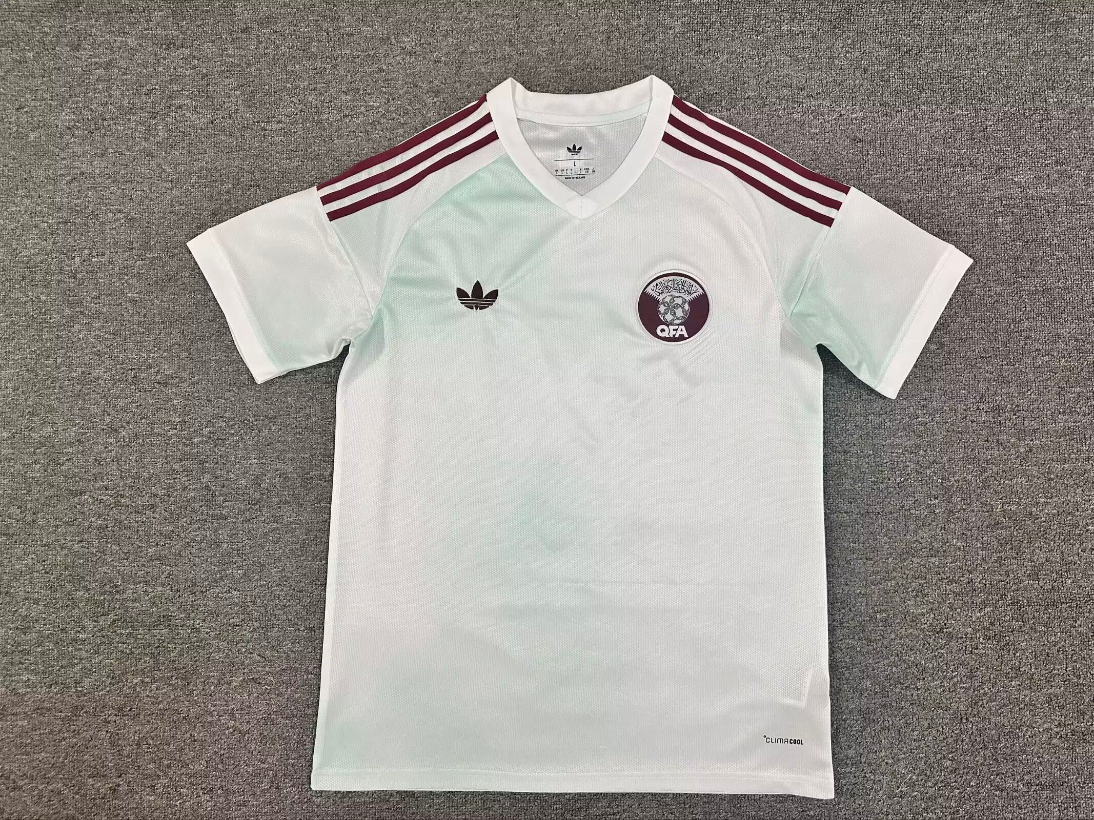 Qatar White Football Jersey Classic Edition