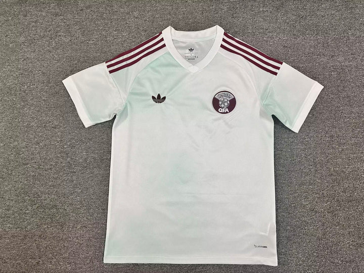 Qatar White Football Jersey Classic Edition