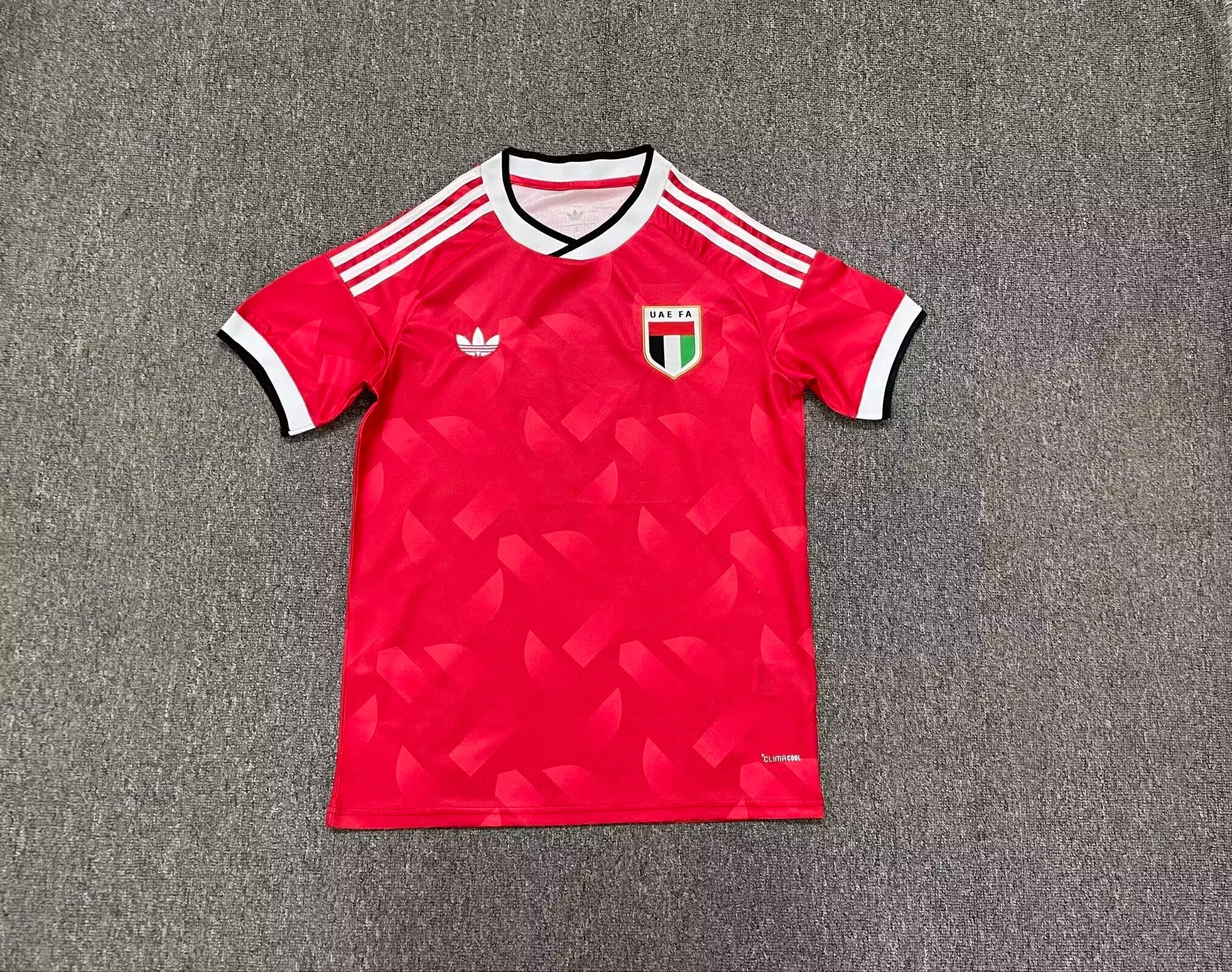 UAE FA Red Football Jersey Adidas Style
