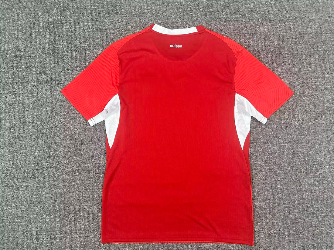 Switzerland Red Home Football Jersey