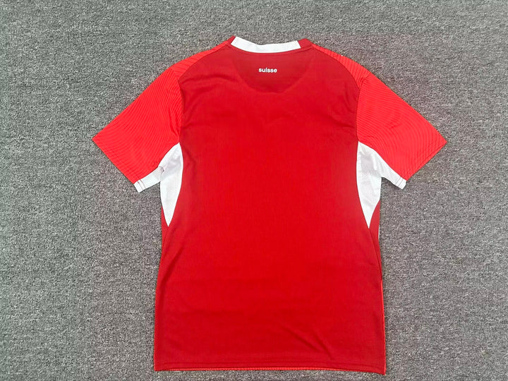 Switzerland Red Home Football Jersey