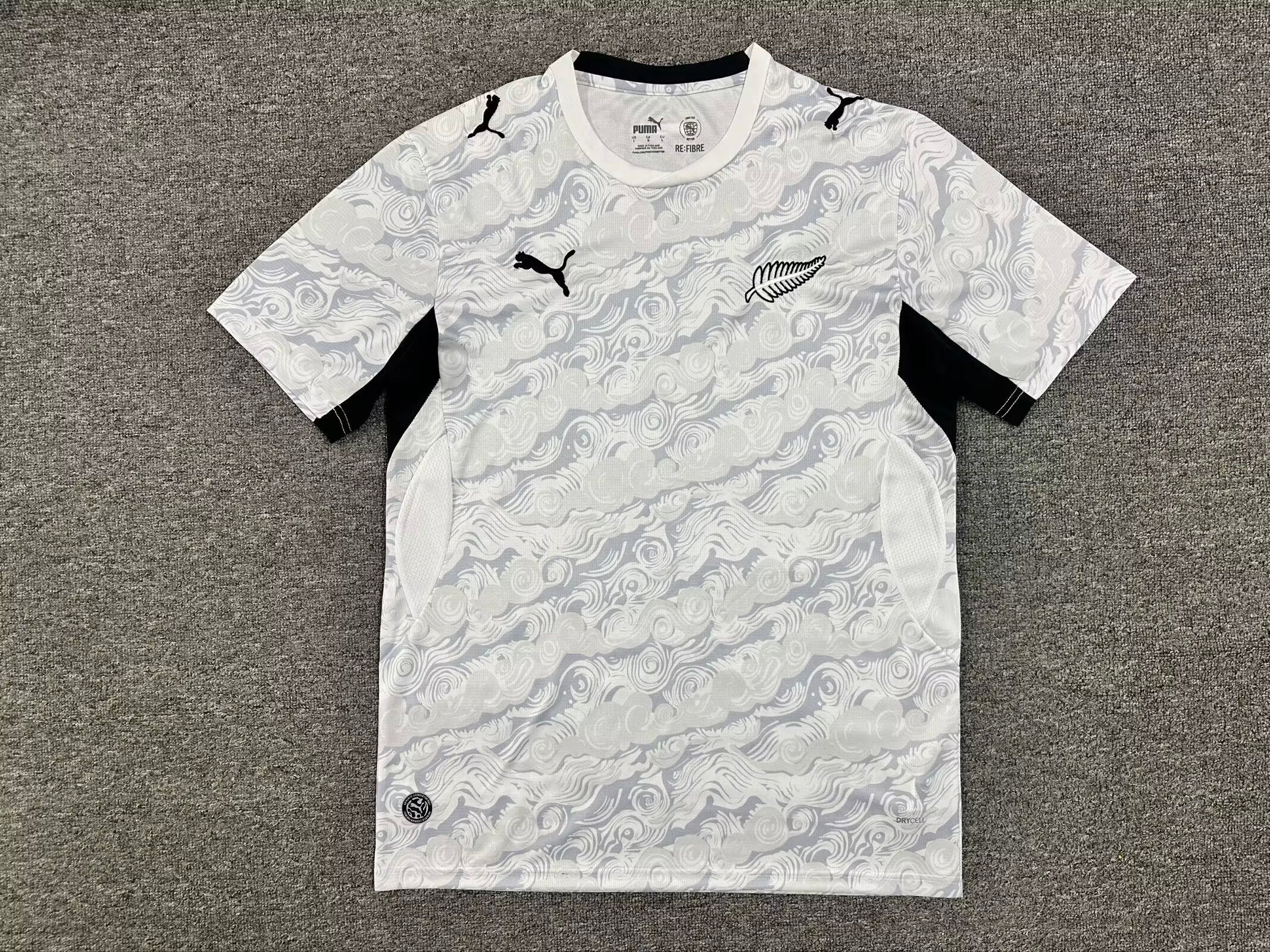 New Zealand White Away Football Jersey