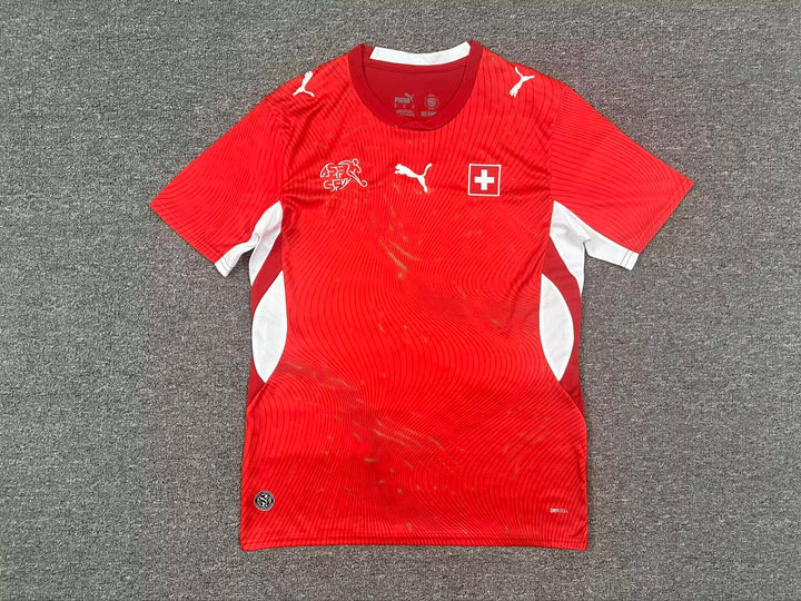 Switzerland Red Home Football Jersey