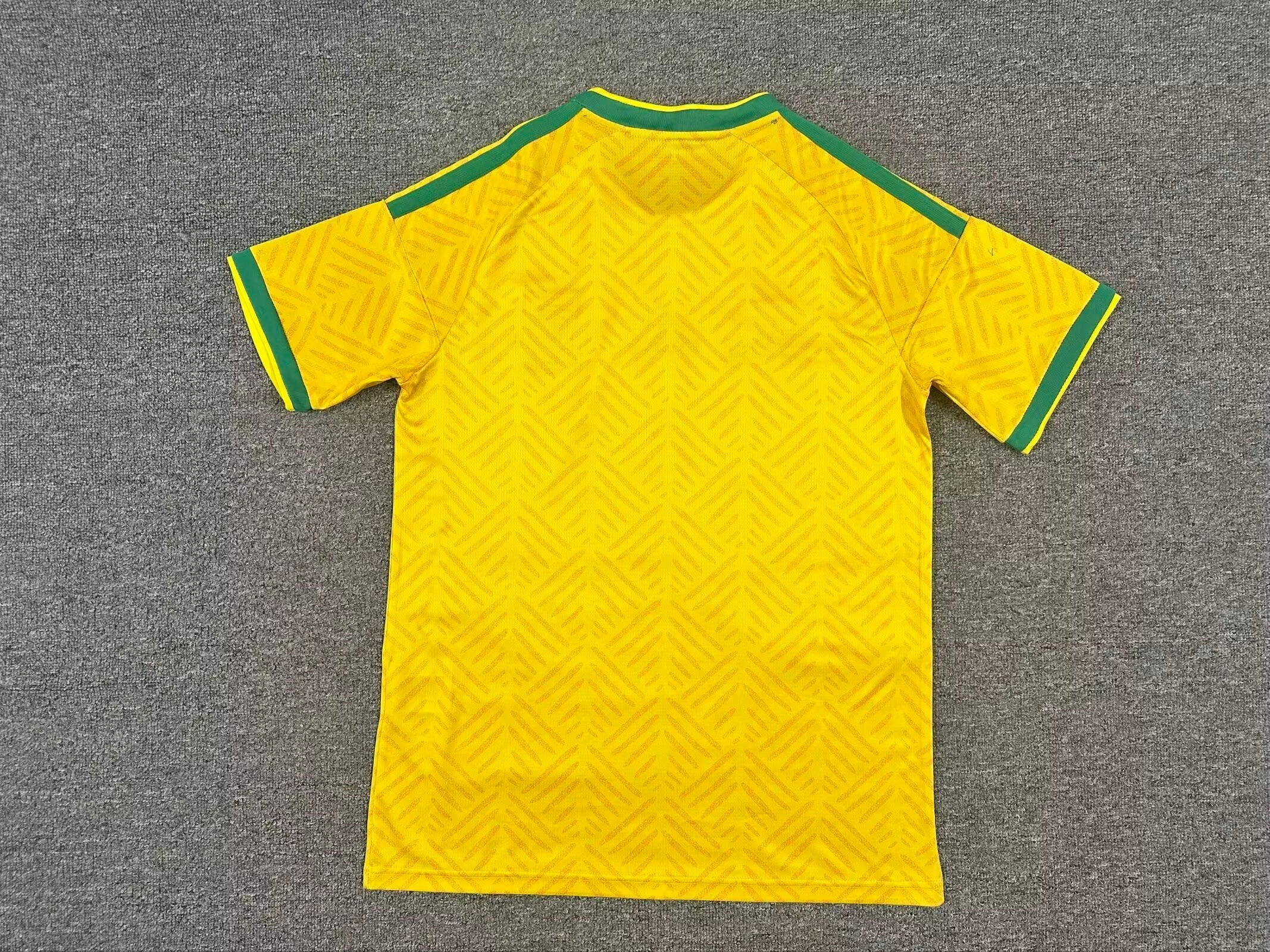 South Africa Yellow Football Jersey Home Edition