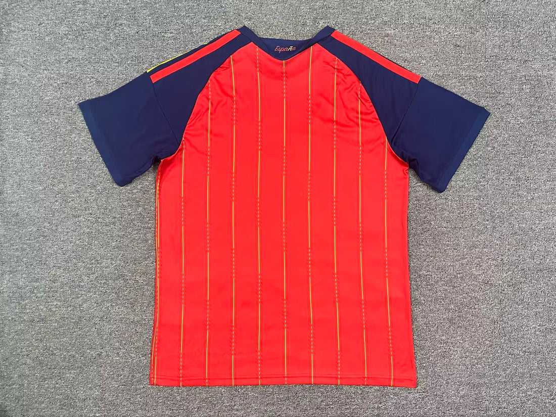 Spain Red Football Jersey Classic Home Style