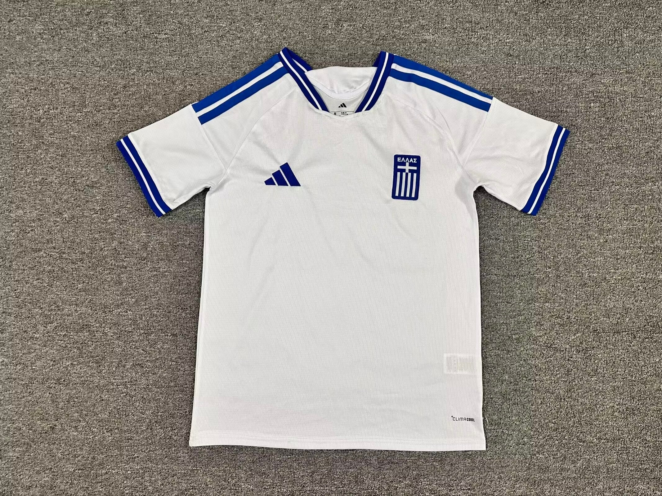 Greece White Home Football Jersey