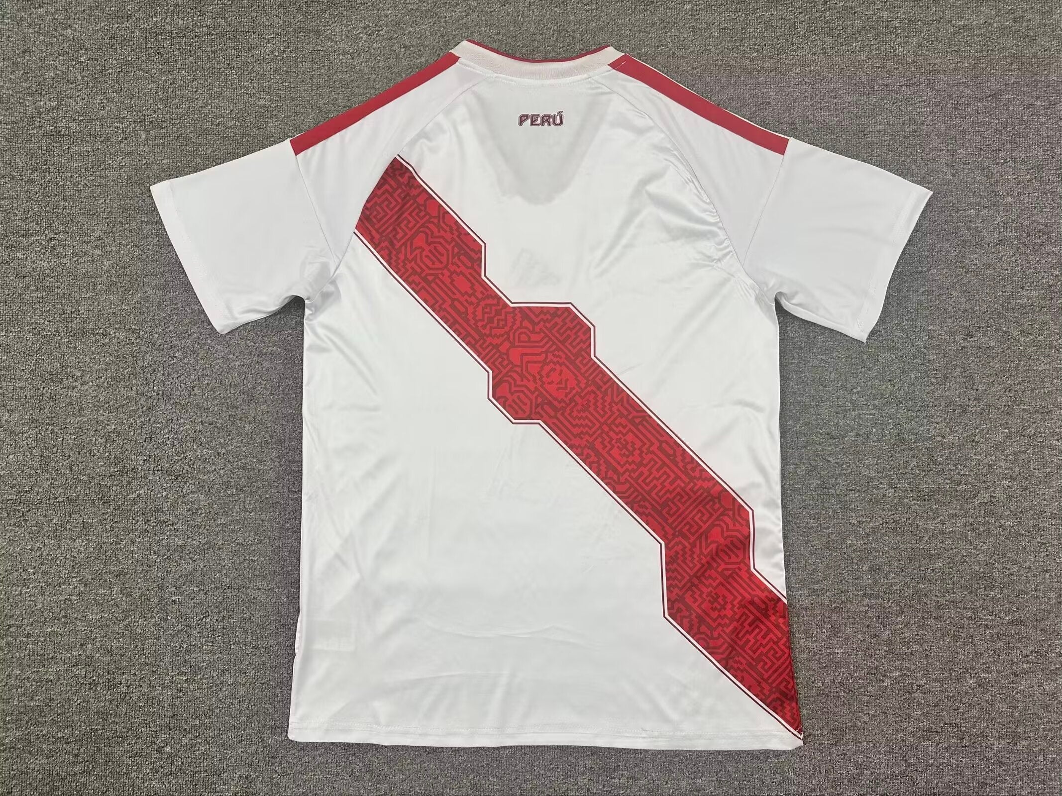Peru White Home Football Jersey