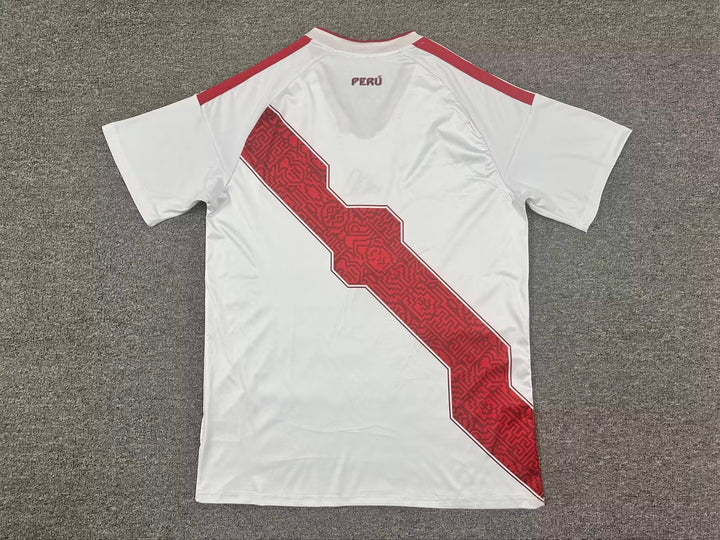 Peru White Home Football Jersey