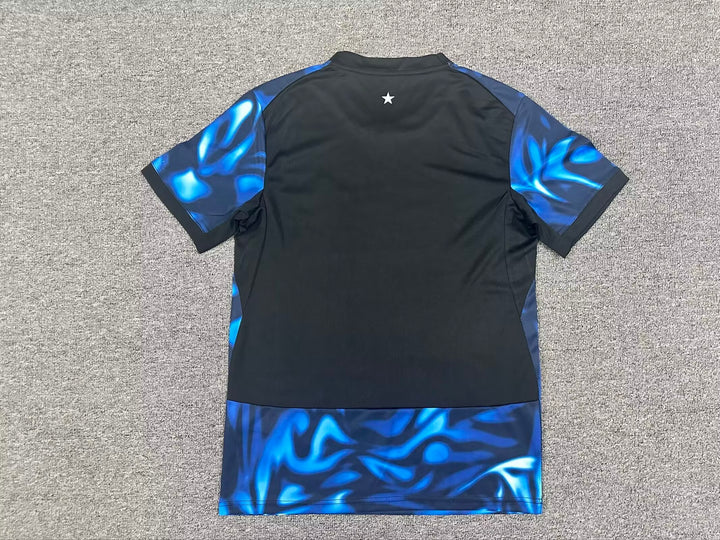 Paraguay Blue Football Jersey Abstract Design